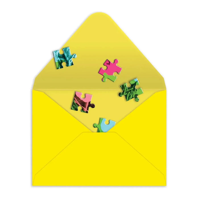 Andy Warhol Flowers Greeting Card 60 Piece Jigsaw Puzzle Galison - for just $7.99! 