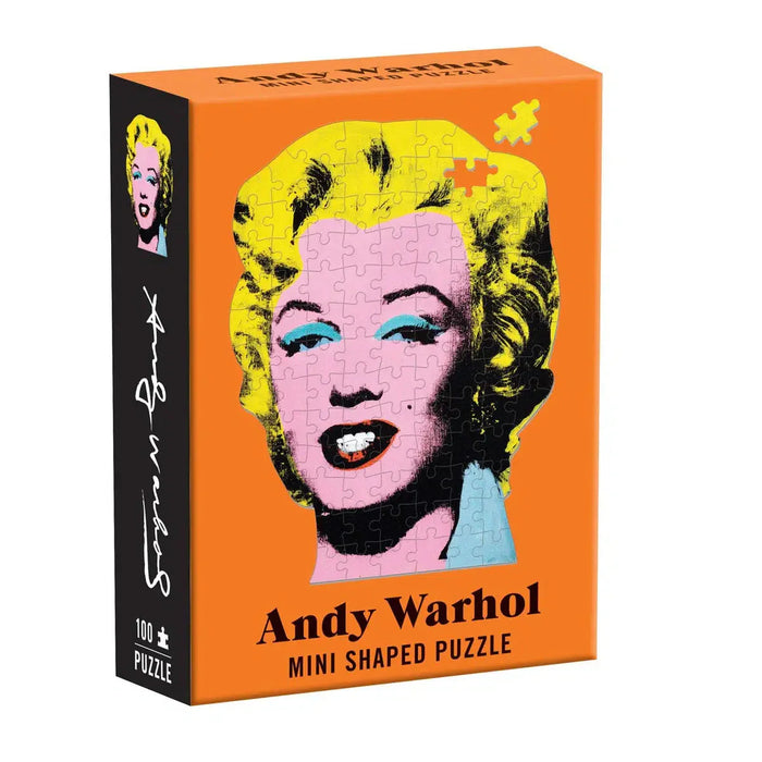 Andy Warhol Marilyn 100 Piece Mini Jigsaw Puzzle Galison - for just $8.99! 