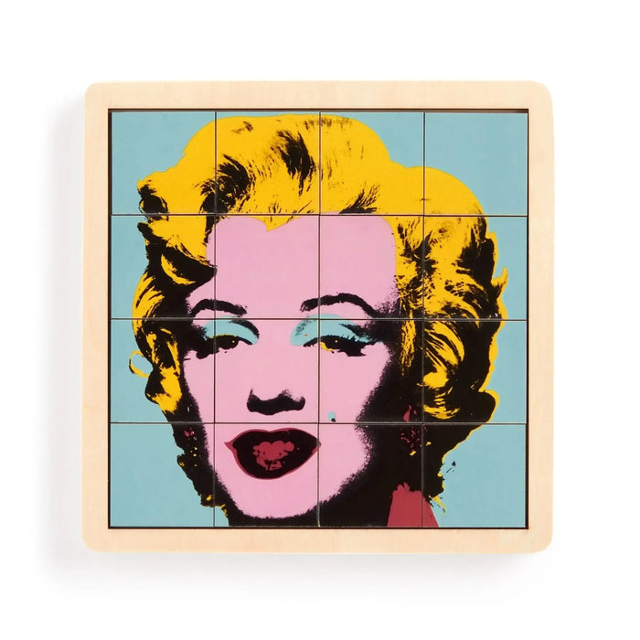 Andy Warhol Marilyn 2-in-1 Sliding Wood Puzzle Galison - for just $24.99! 