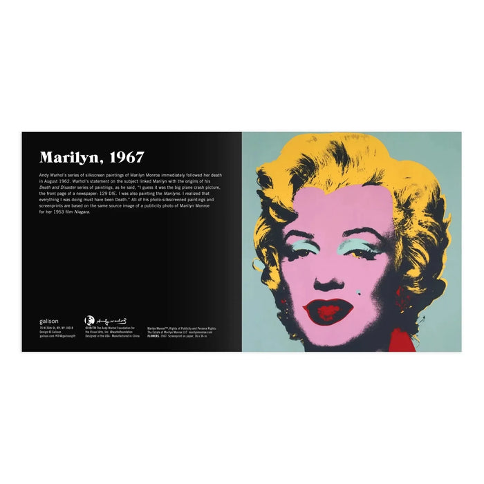 Andy Warhol Marilyn 2-in-1 Sliding Wood Puzzle Galison - for just $24.99! 