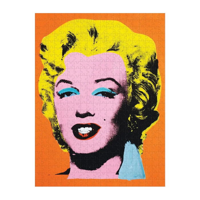 Andy Warhol Marilyn Double-Sided 500 Piece Jigsaw Puzzle Galison - for just $17.99! 