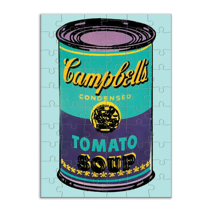 Andy Warhol Soup Can Greeting Card 60 Piece Jigsaw Puzzle Galison - for just $7.99! 