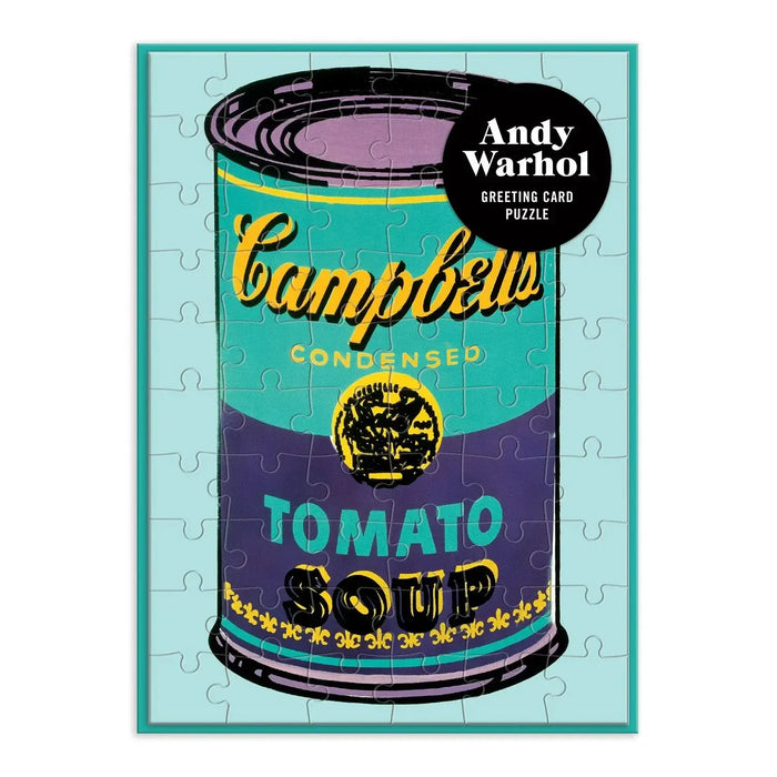 Andy Warhol Soup Can Greeting Card 60 Piece Jigsaw Puzzle Galison - for just $7.99! 