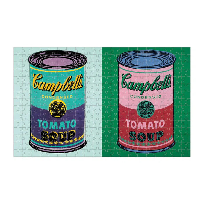 Andy Warhol Soup Cans 300 Piece Lenticular Jigsaw Puzzle Galison - for just $14.99! 