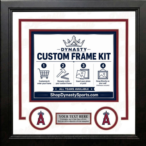 Los Angeles Angels Custom MLB Baseball 11x14 Picture Frame Kit (Multiple Colors) - for just $47.99! 
