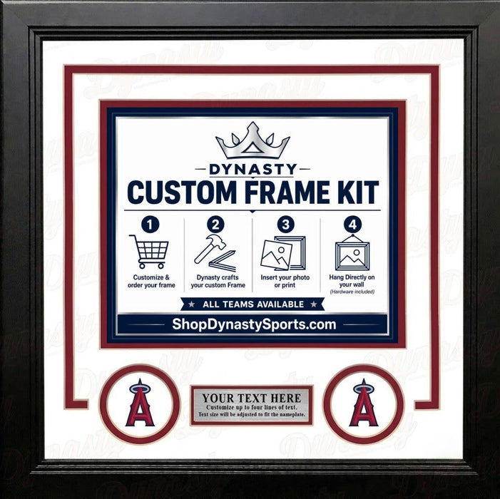 Los Angeles Angels Custom MLB Baseball 11x14 Picture Frame Kit (Multiple Colors) - for just $47.99! 