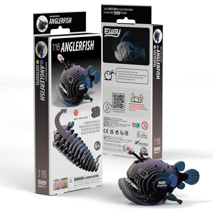 Anglerfish 3D Cardboard Model Kit Eugy - for just $11.99! 