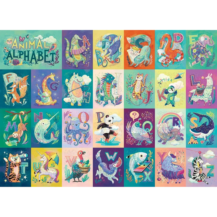 Animal Alphabet 350 Piece Family Jigsaw Puzzle Cobble Hill - for just $17.99! 