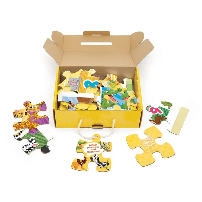Animal Count 35 Piece Floor Jigsaw Puzzle Cobble Hill - for just $19.99! 