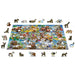 Animal Postcards 505 Piece Wood Jigsaw Puzzle Wooden City - for just $27.99! 