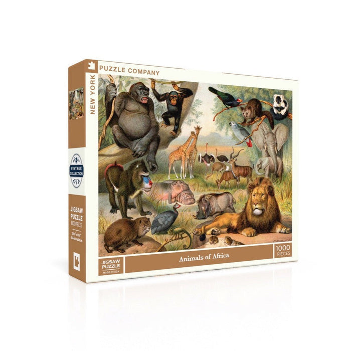 Animals of Africa 1000 Piece Jigsaw Puzzle NYPC - for just $28.99! 
