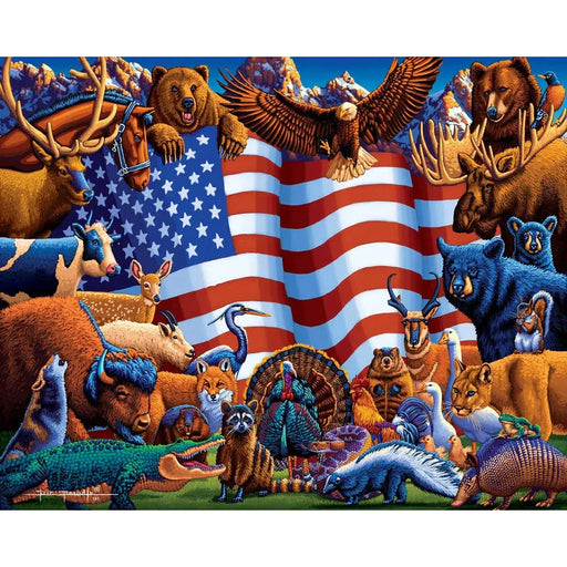 Animals of America 500 Piece Jigsaw Puzzle Dowdle - for just $19.99! 
