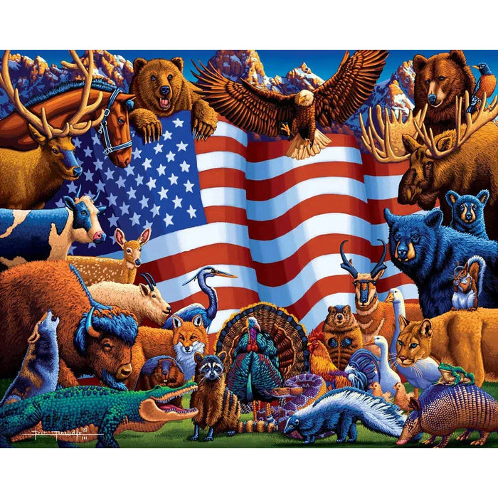 Animals of America 500 Piece Jigsaw Puzzle Dowdle - for just $19.99! 