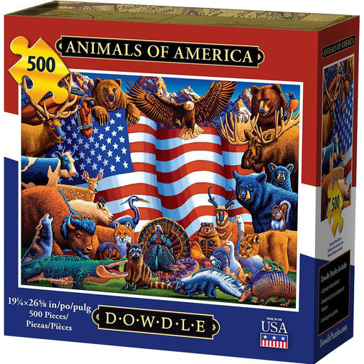 Animals of America 500 Piece Jigsaw Puzzle Dowdle - for just $19.99! 