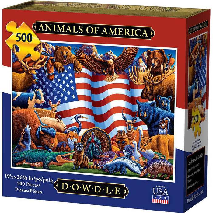 Animals of America 500 Piece Jigsaw Puzzle Dowdle - for just $19.99! 
