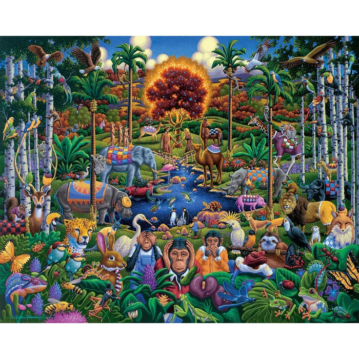 Animals of Eden 500 Piece Jigsaw Puzzle Dowdle - for just $19.99! 