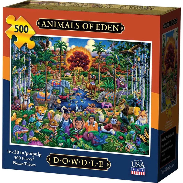 Animals of Eden 500 Piece Jigsaw Puzzle Dowdle - for just $19.99! 