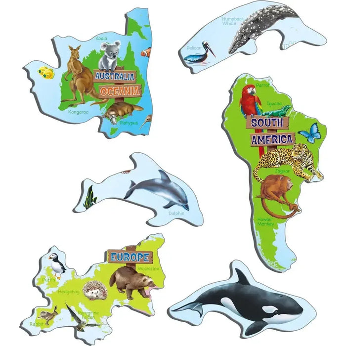 Animals of the World 28 Piece Tray Jigsaw Puzzle Larsen - for just $11.99! 