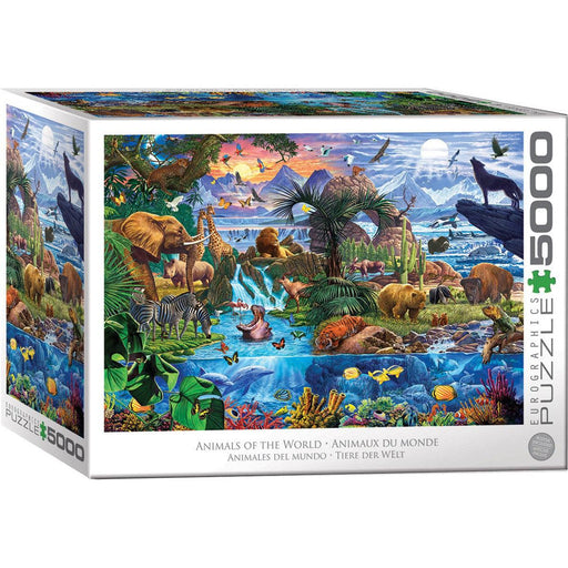 Animals of the World 5000 Piece Jigsaw Puzzle Eurographics - for just $69.99! 