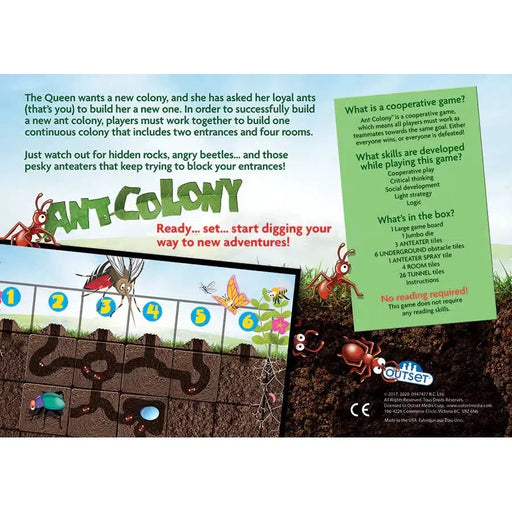 Ant Colony Co-Operative Board Game Outset - for just $19.99! 