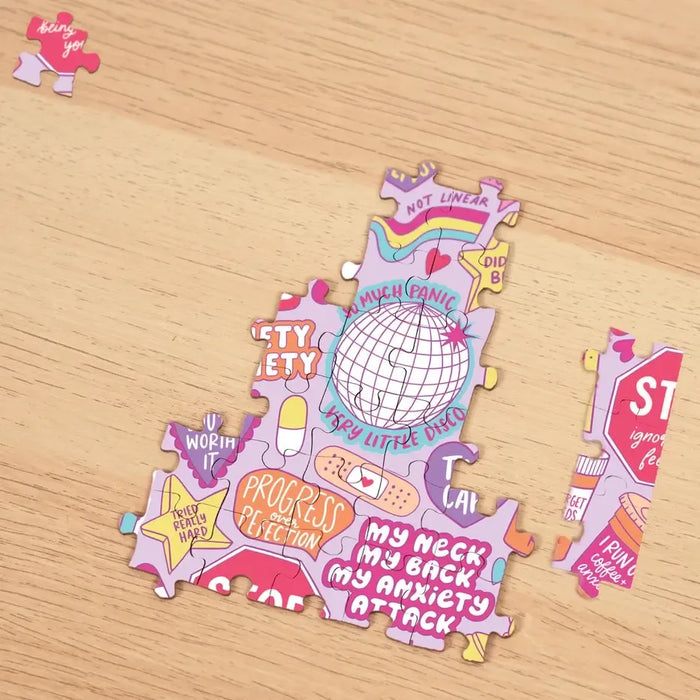 Anti-Anxiety 1000 Piece Jigsaw Puzzle Bubblegum Stuff - for just $24.99! 