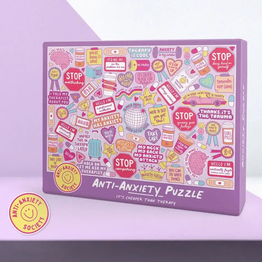 Anti-Anxiety 1000 Piece Jigsaw Puzzle Bubblegum Stuff - for just $24.99! 