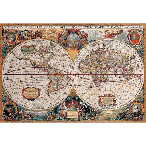 Antique World Map 2000 Piece Jigsaw Puzzle Eurographics - for just $29.99! 