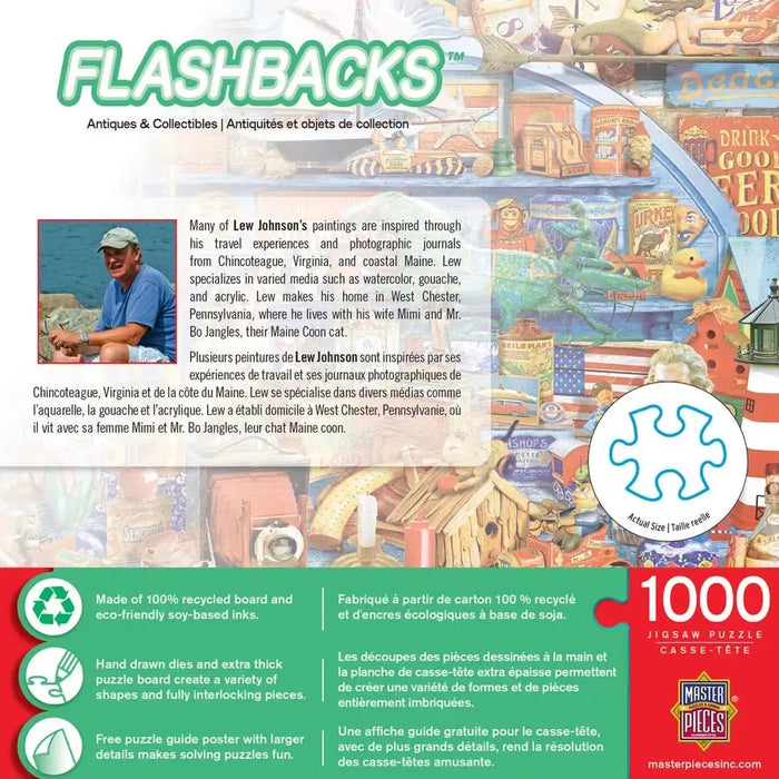 Antiques & Collectibles Flashbacks 1000 Piece Jigsaw Puzzle MasterPieces - for just $17.99! 