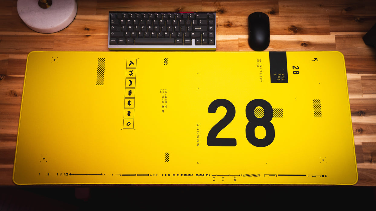 "170928" — ANTIREAL Deskmat - for just $49.95! 