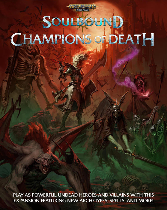 Warhammer Age of Sigmar - Soulbound RPG: Champions of Death - for just $39.99! 