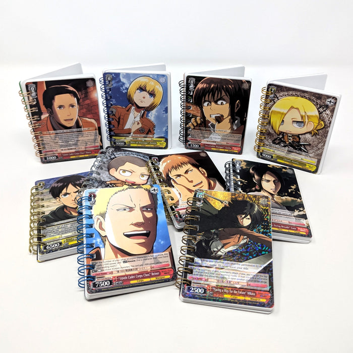 Attack on Titan Trading Card Notebook - for just $4! 