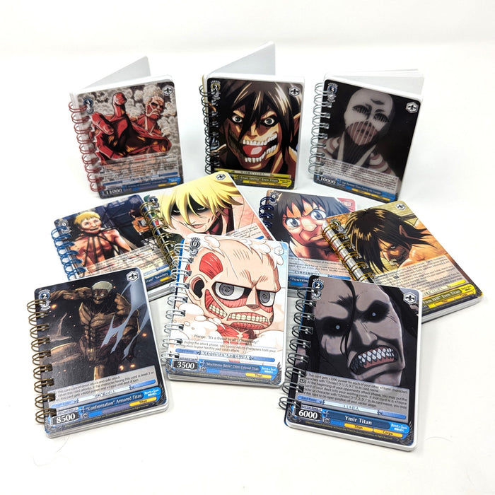 Attack on Titan Trading Card Notebook - for just $4! 