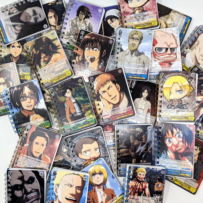 Attack on Titan Trading Card Notebook - for just $4! 