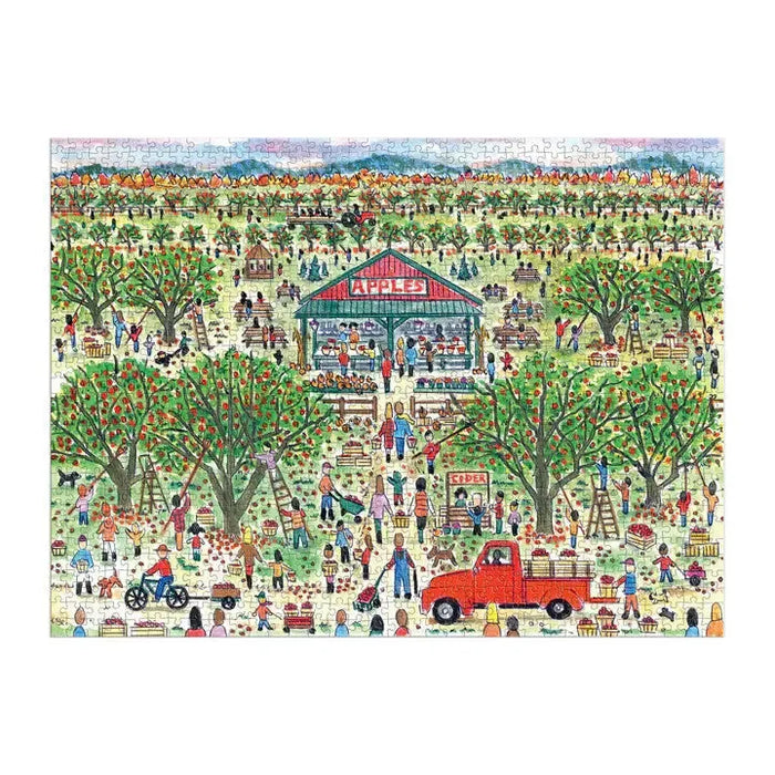Apple Pickin' 1000 Piece Jigsaw Puzzle Galison - for just $19.99! 