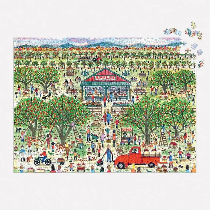 Apple Pickin' 1000 Piece Jigsaw Puzzle Galison - for just $19.99! 