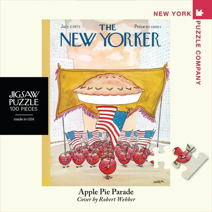 Apple Pie Parade The New Yorker 100 Piece Mini Jigsaw Puzzle NYPC - for just $14.99! 