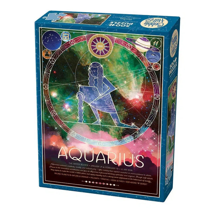 Aquarius 500 Piece Jigsaw Puzzle Cobble Hill - for just $18.99! 