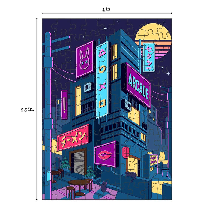 Arcade 99 Piece Mini Jigsaw Puzzle Puzzledly - for just $9.99! 