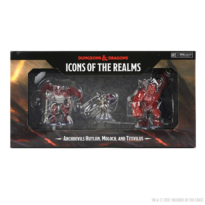 D&D: Icons of the Realms - Archdevils - Hutijin, Moloch, Titivilus - for just $79.99! 