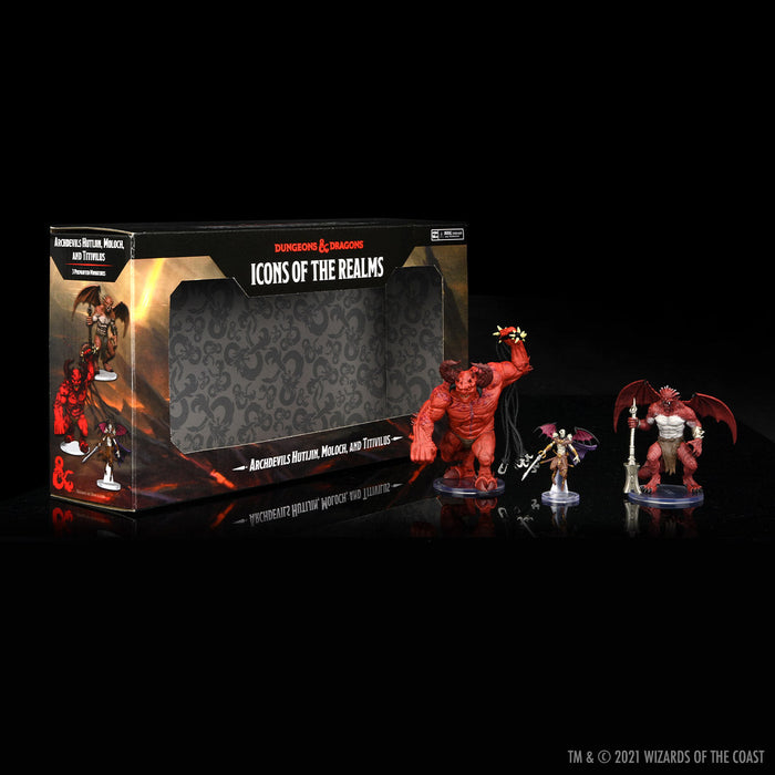 D&D: Icons of the Realms - Archdevils - Hutijin, Moloch, Titivilus - for just $79.99! 