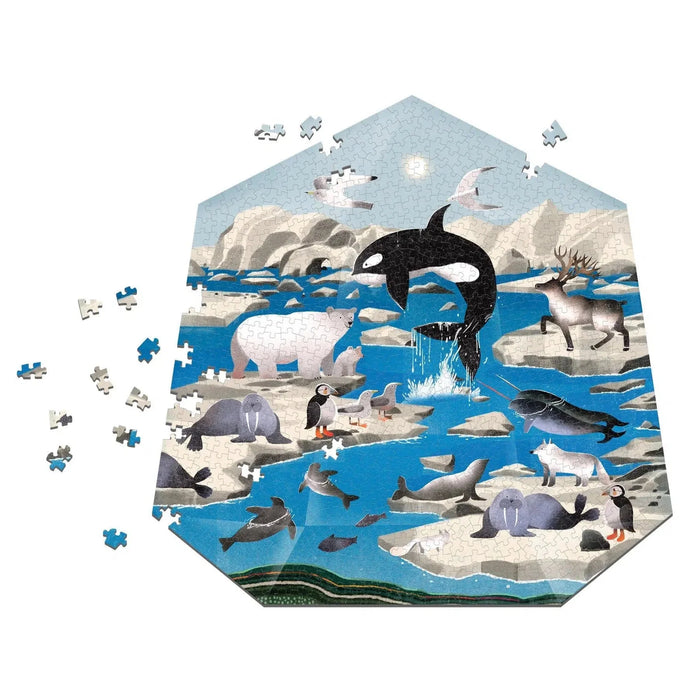 Arctic Terrarium 750 Piece Shaped Jigsaw Puzzle Mudpuppy - for just $19.99! 