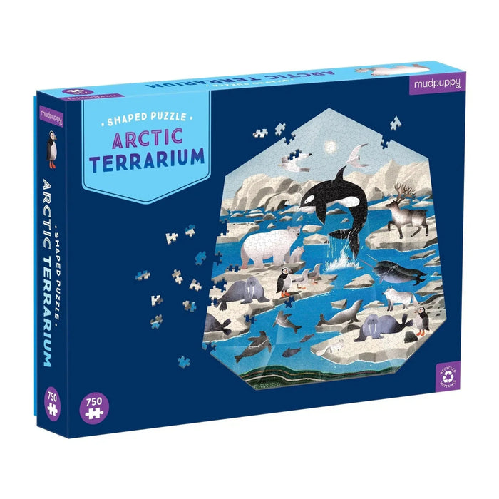 Arctic Terrarium 750 Piece Shaped Jigsaw Puzzle Mudpuppy - for just $19.99! 
