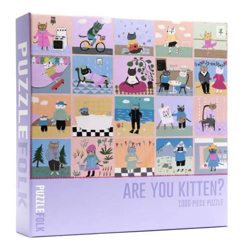 Are You Kitten? 1000 Piece Jigsaw Puzzle PuzzleFolk - for just $24.99! 