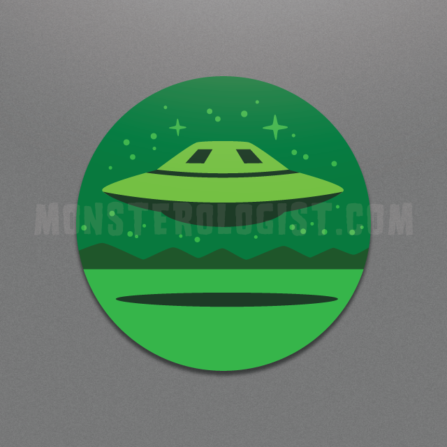 Area 51, Nevada Ufo Circle Sticker - for just $3! 