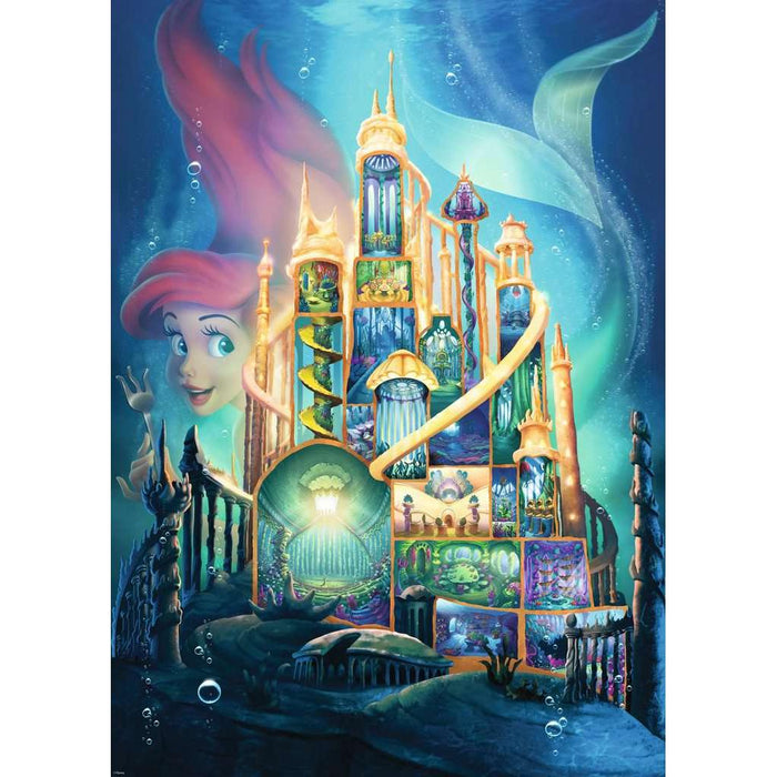 Ariel "Disney Castle Collection" 1000 Piece Jigsaw Puzzle Ravensburger - for just $29.99! 
