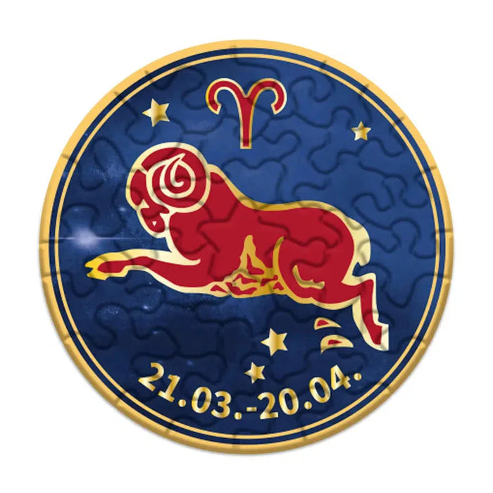 Aries Zodiac 33 Piece Mini Matchbox Jigsaw Puzzle Curiosi - for just $5.99! 