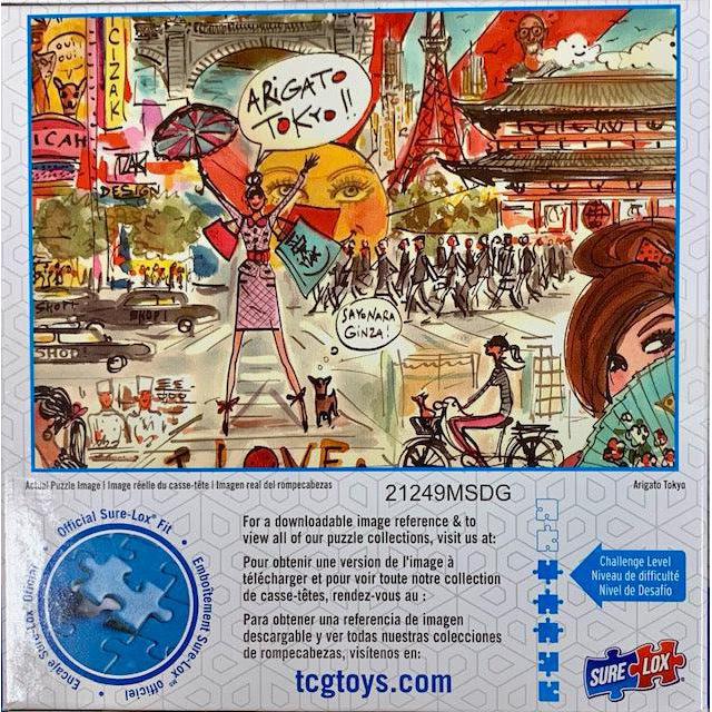 Arigato Tokyo Ooh La La 1000 Piece Jigsaw Puzzle Sure Lox - for just $14.99! 