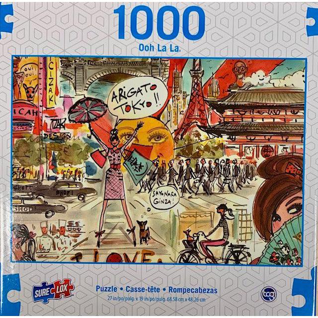 Arigato Tokyo Ooh La La 1000 Piece Jigsaw Puzzle Sure Lox - for just $14.99! 