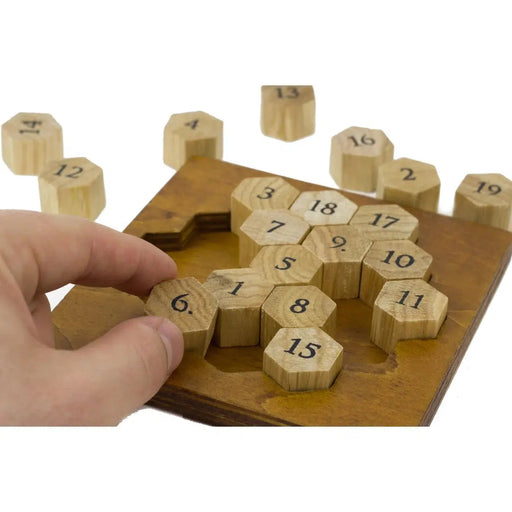 Aristotle's Wood Number Brain Teaser Puzzle Professor Puzzle - for just $12.99! 