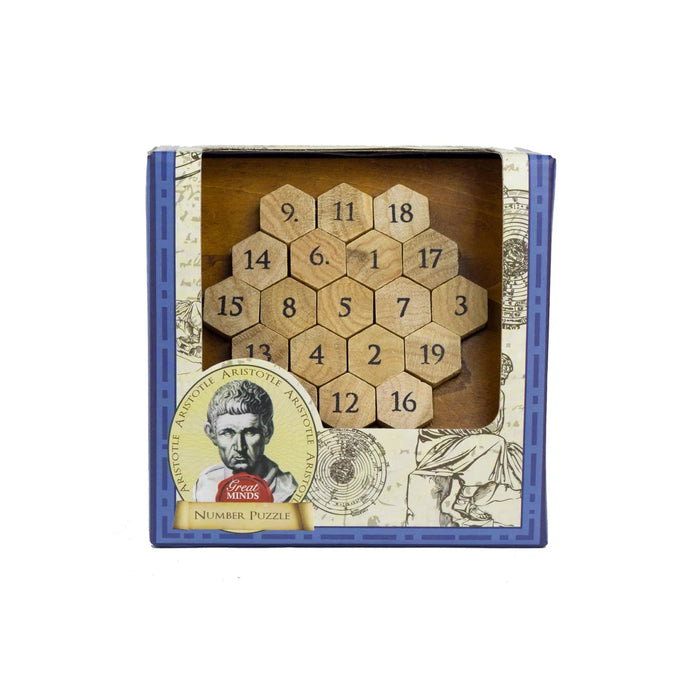 Aristotle's Wood Number Brain Teaser Puzzle Professor Puzzle - for just $12.99! 